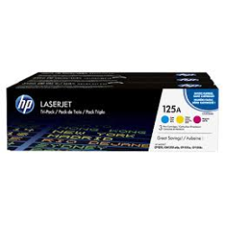 HP 125A HP CF373AM CMY 3-Pack Toner do HP Color LaserJet CP1215, HP Color LaserJet CP1515n, HP Color LaserJet CP1518ni, HP Color LaserJet CM1312 MFP H